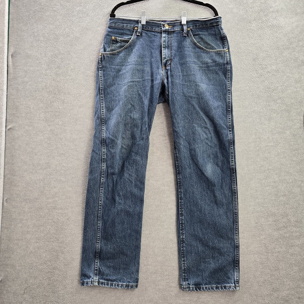 Wrangler‎ Men Jeans 33X30 Blue Denim Premium Performance Cowboy Cut 47MWZ